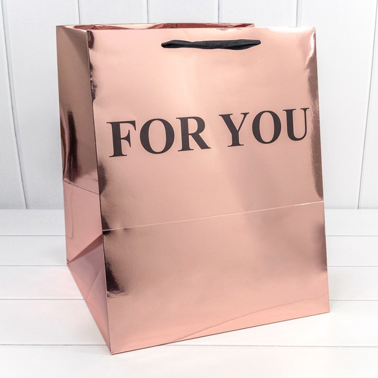 000180L Пакет подарочный "For You" Бронзовый 32*32*40 210г 1/10 1/100 000180L Пакет подарочный "For You" Бронзовый 32*32*40 210г 1/10 1/100
